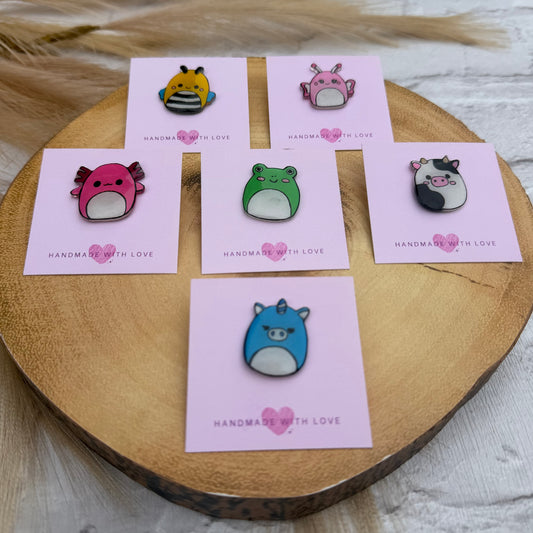 Squishmallow Pin Badges