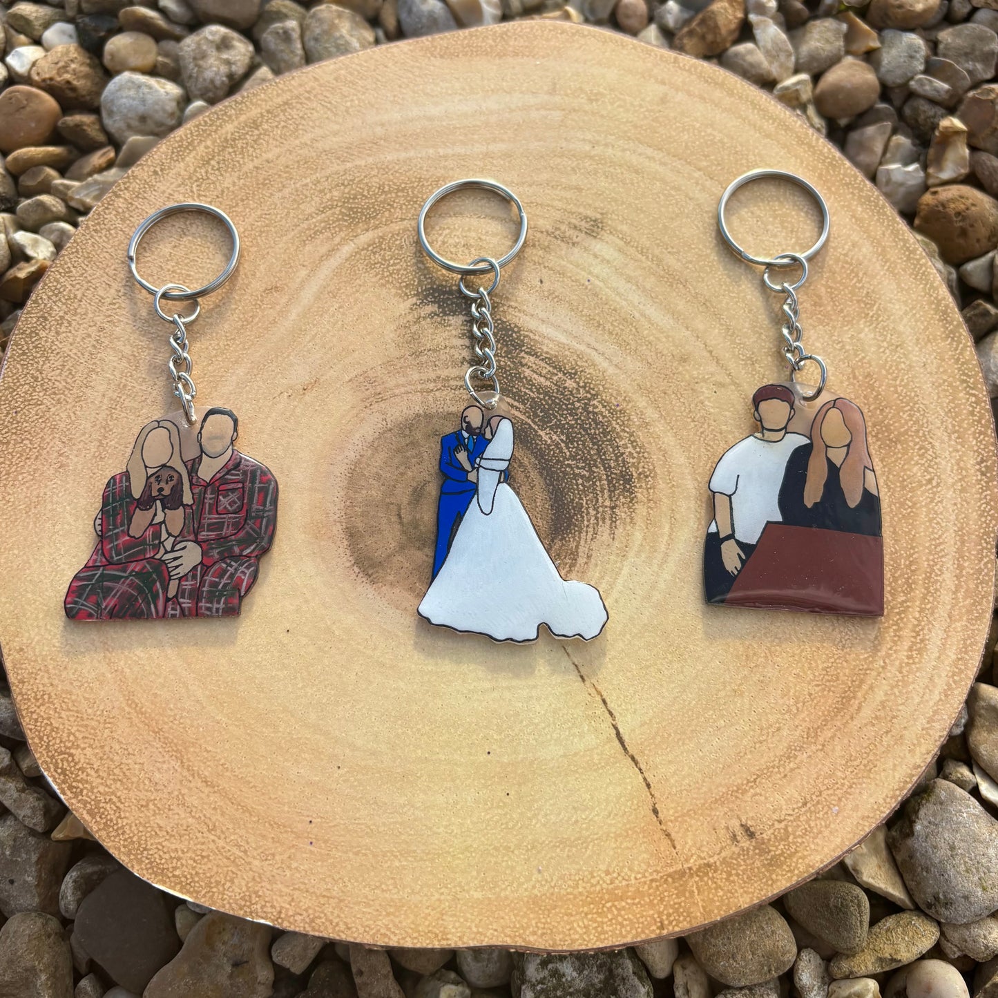 Custom Portrait Keyring