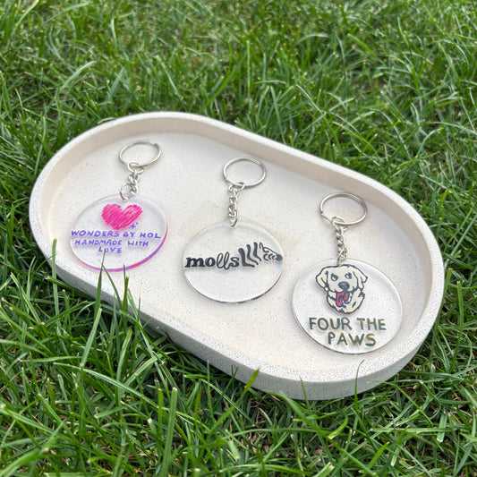 Business/Company Logo Keyring