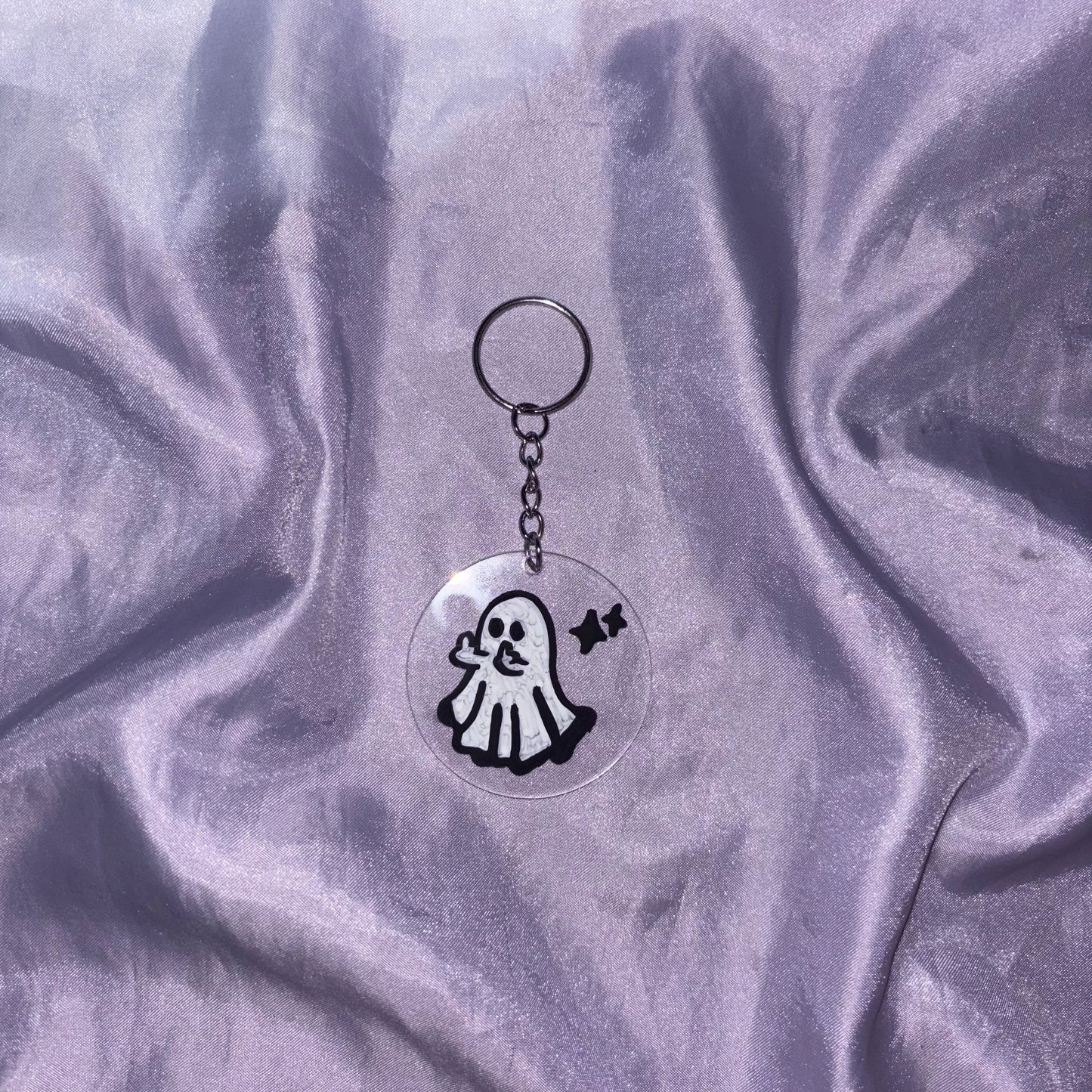 Spooky Ghost Keyrings