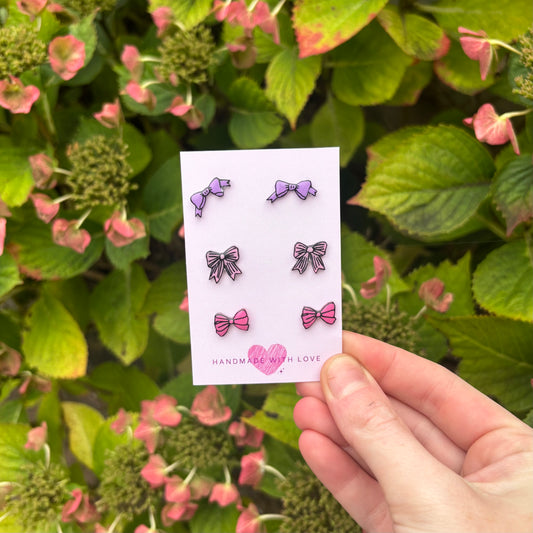 Bow Stud Earrings