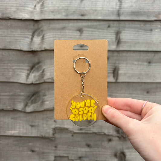 You’re So Golden Harry Styles Keyring