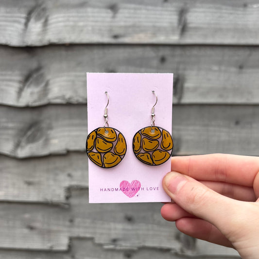 Funky Smiley Face Earrings