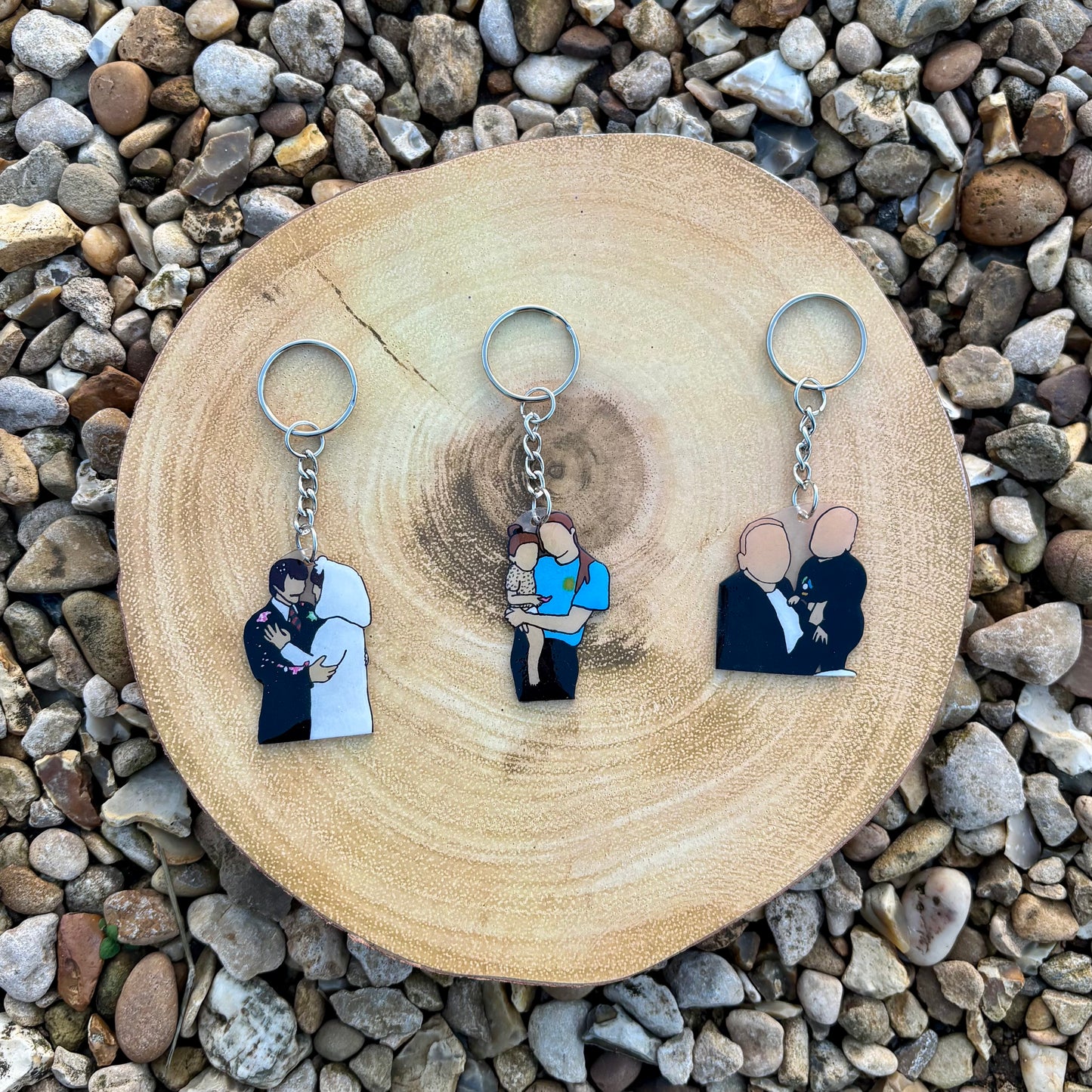 Custom Portrait Keyring