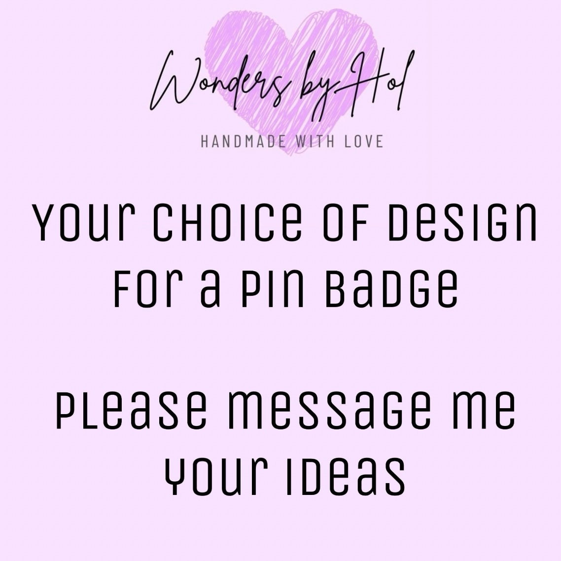 Custom Order Pin Badges