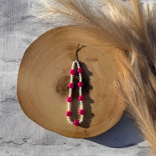 Smiley Face Phone Charm