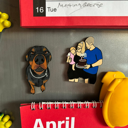 Custom Portrait Magnet