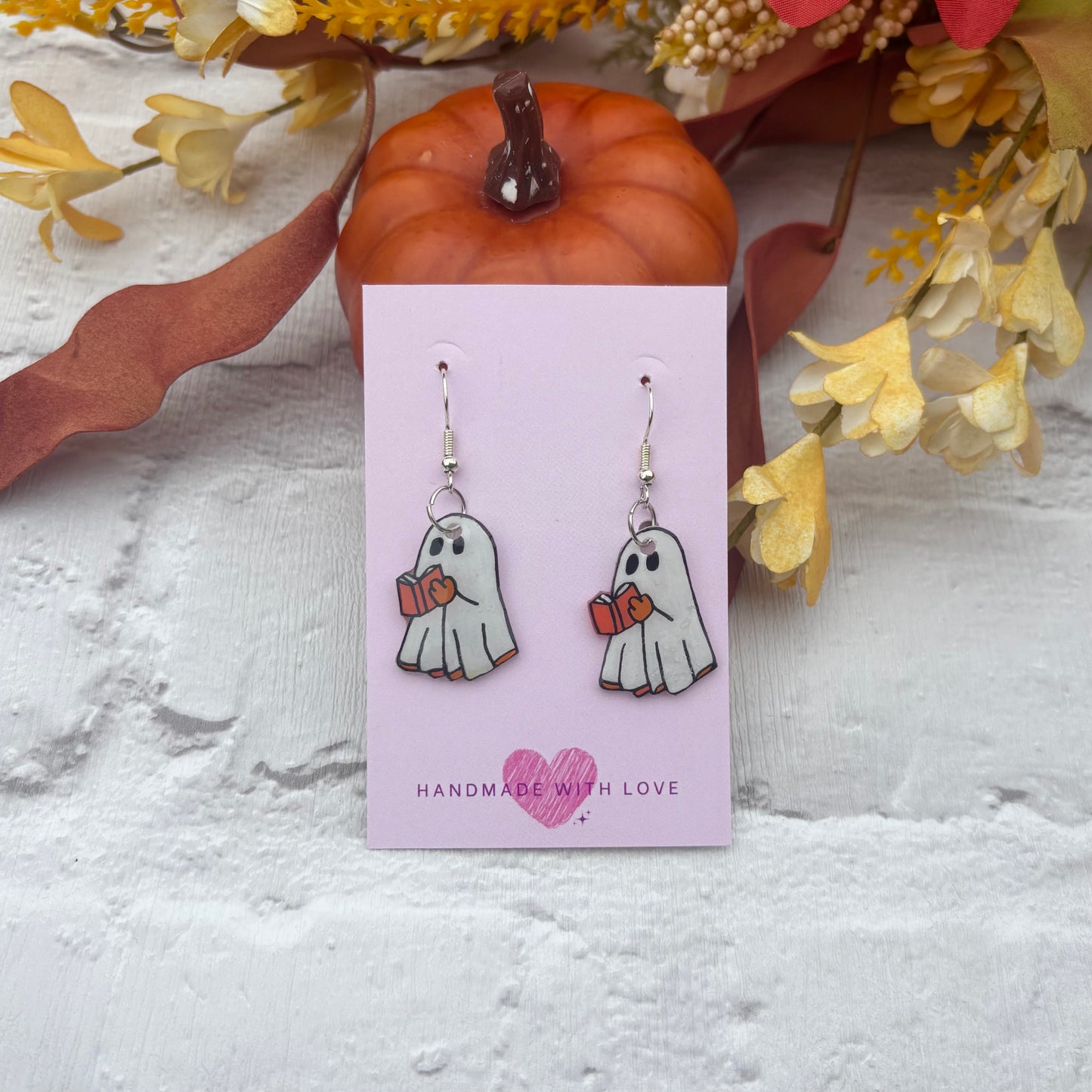 Fall Ghost Earrings