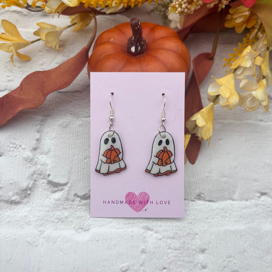 Fall Ghost Earrings
