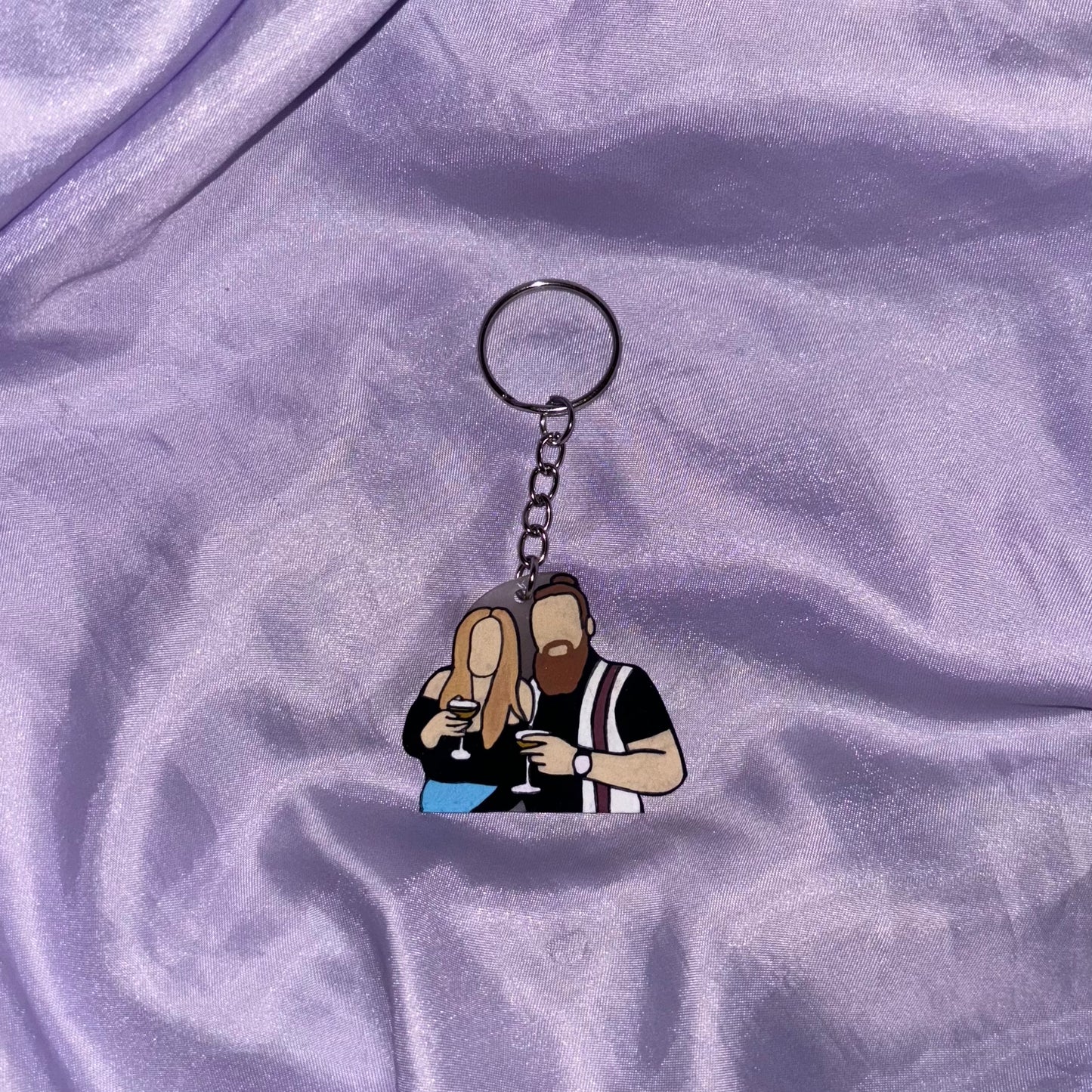 Custom Portrait Keyring