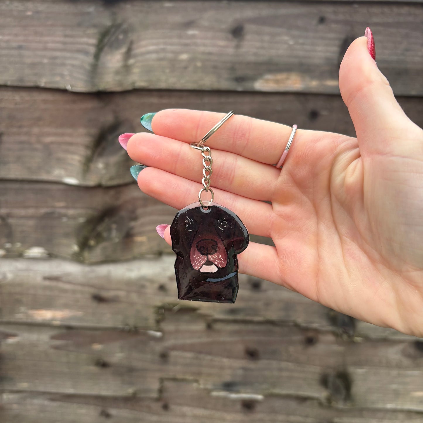 Dog Portrait Keyring