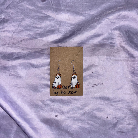 Fall Ghost Earrings