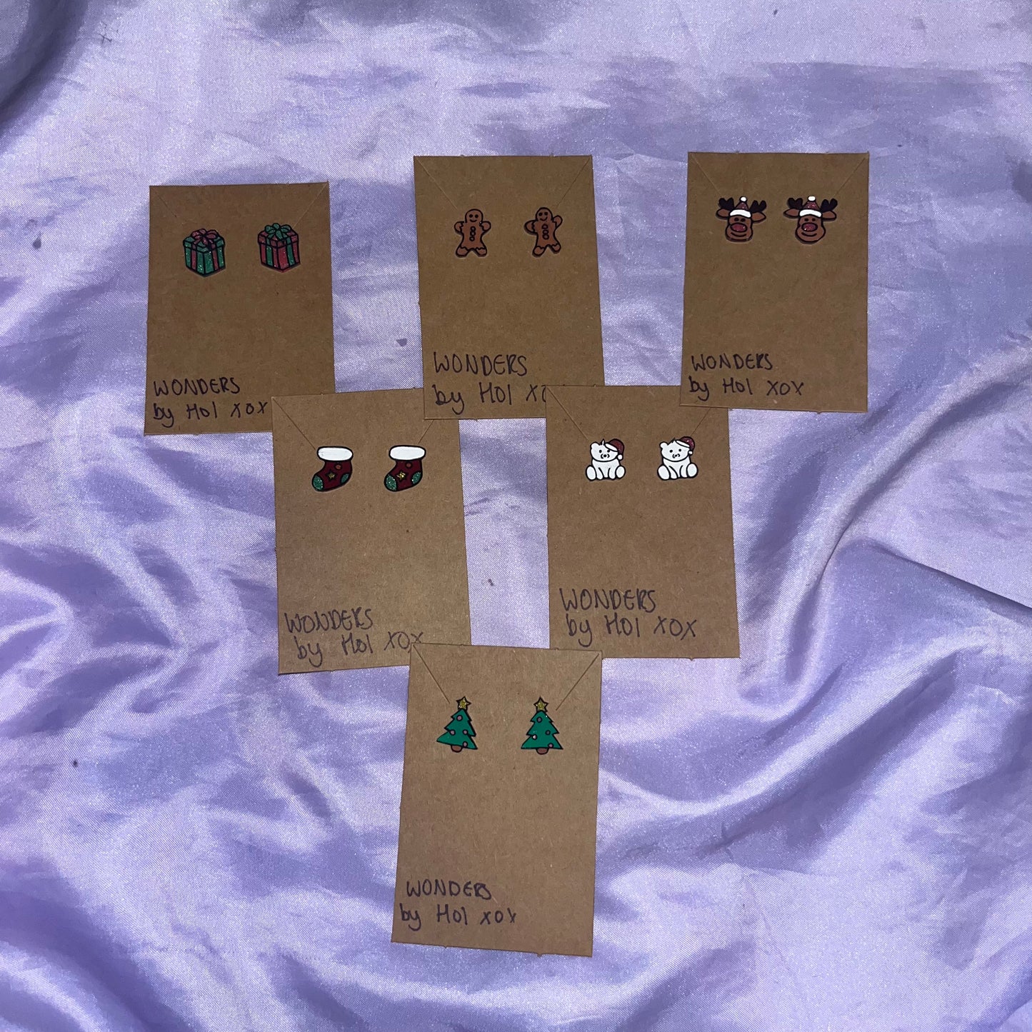 Christmas Stud Earrings (sparkly edition)