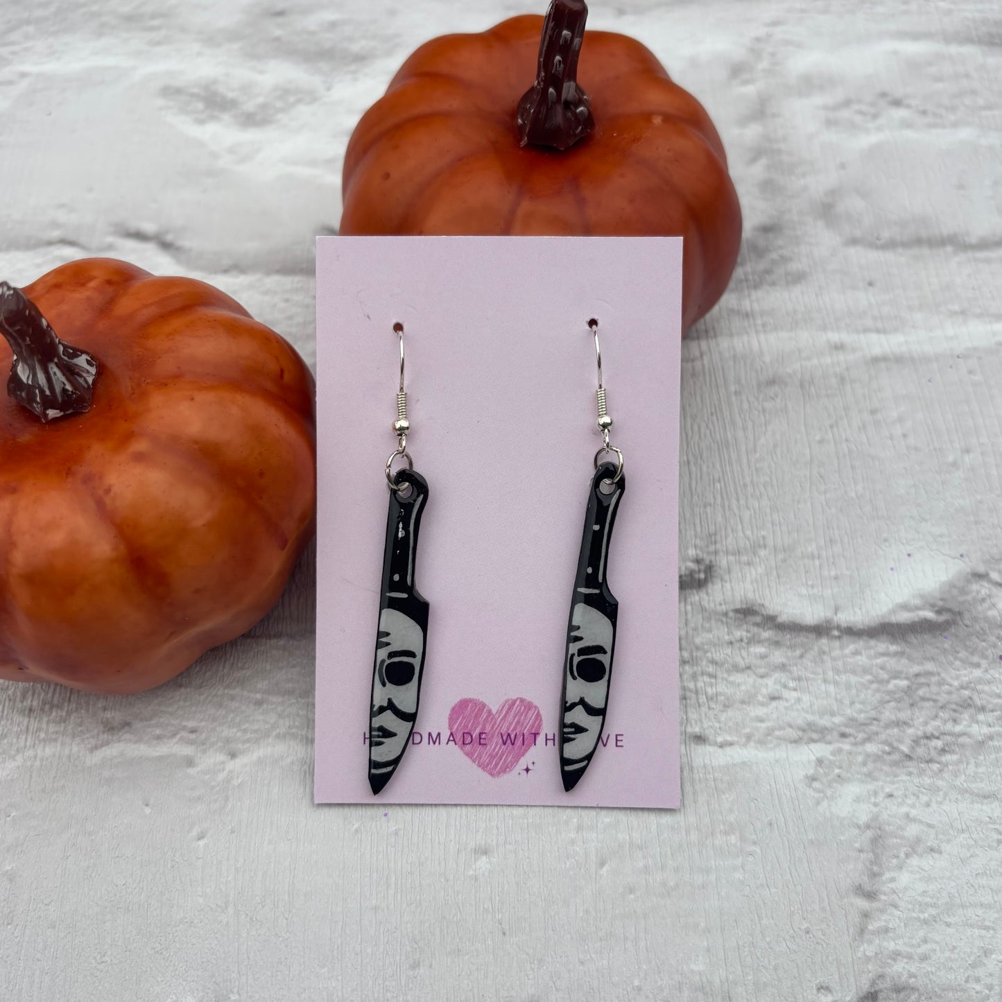 Horror Movie Knife Earrings