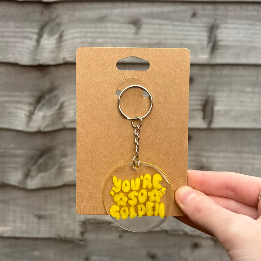 You’re So Golden Harry Styles Keyring