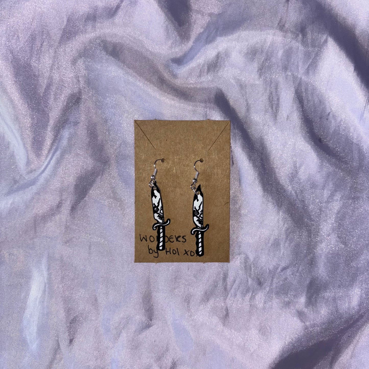 Horror Movie Knife Earrings