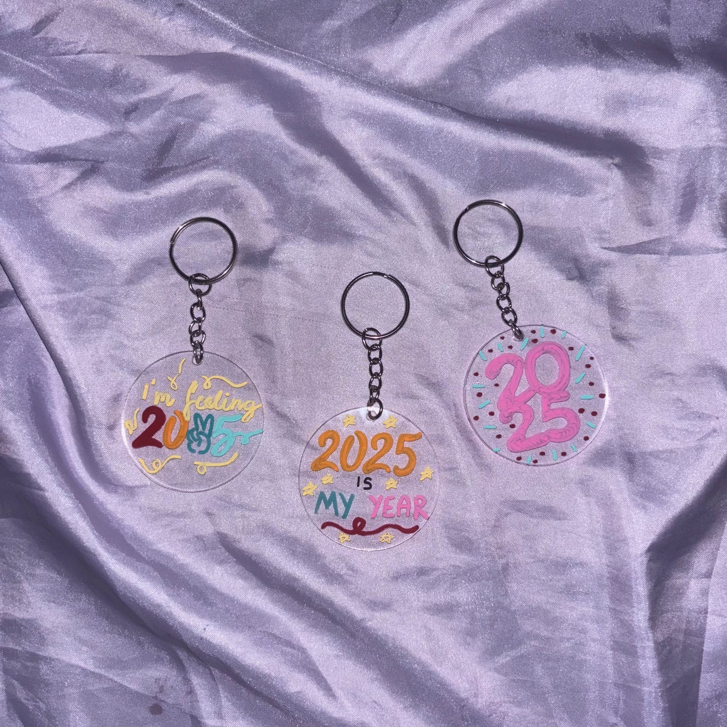 New Year Keyrings