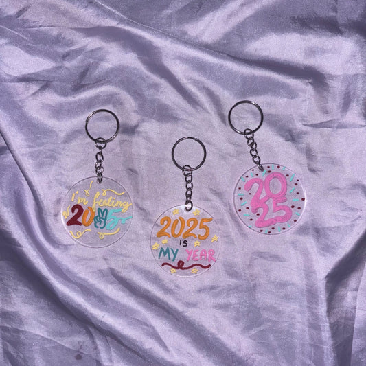 New Year Keyrings