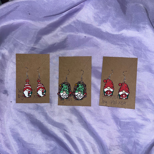 Christmas Gnomes Earrings