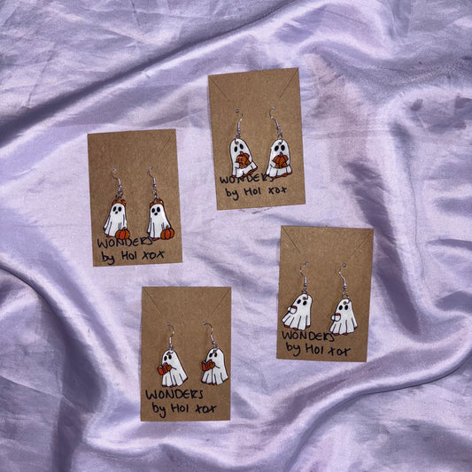 Fall Ghost Earrings
