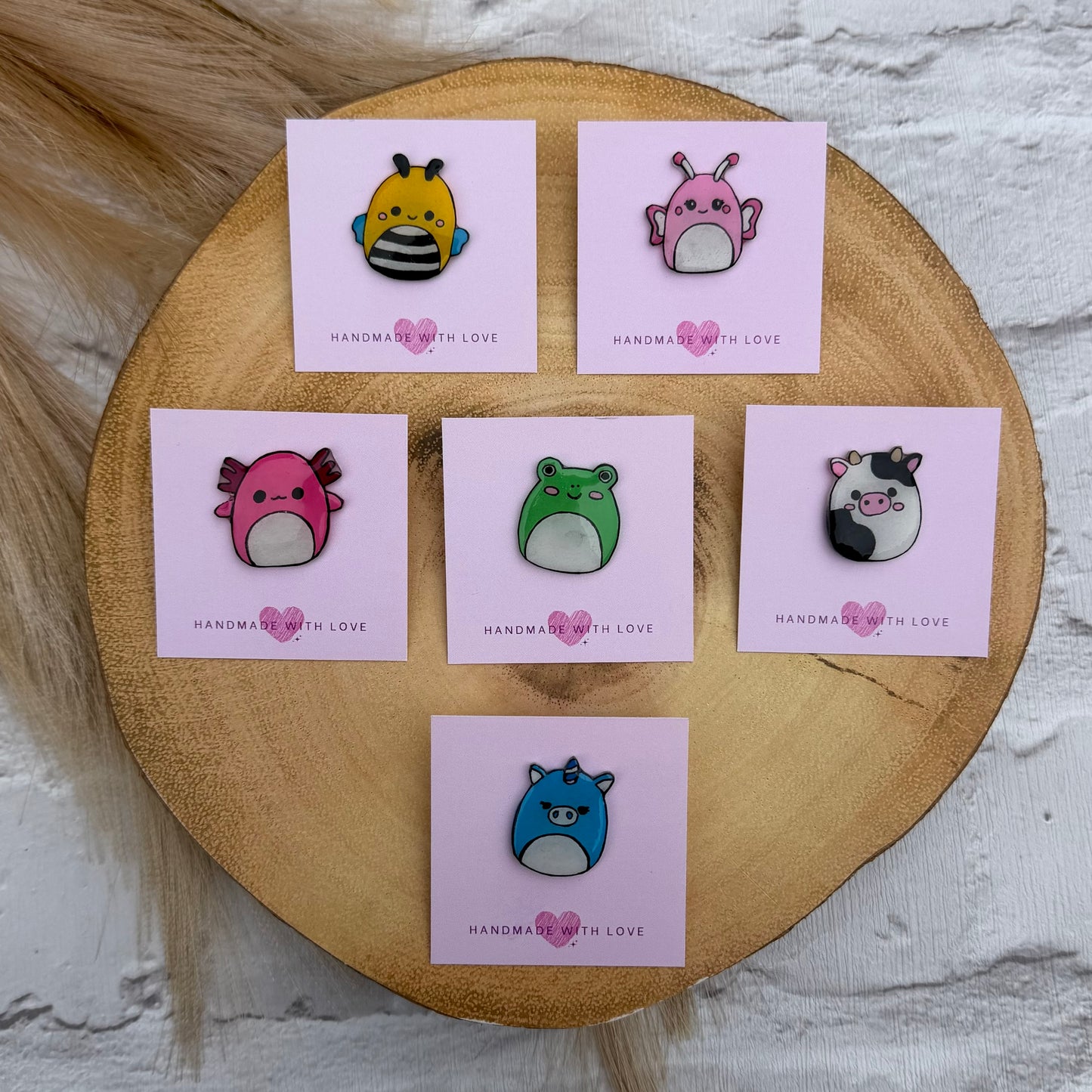 Squishmallow Pin Badges