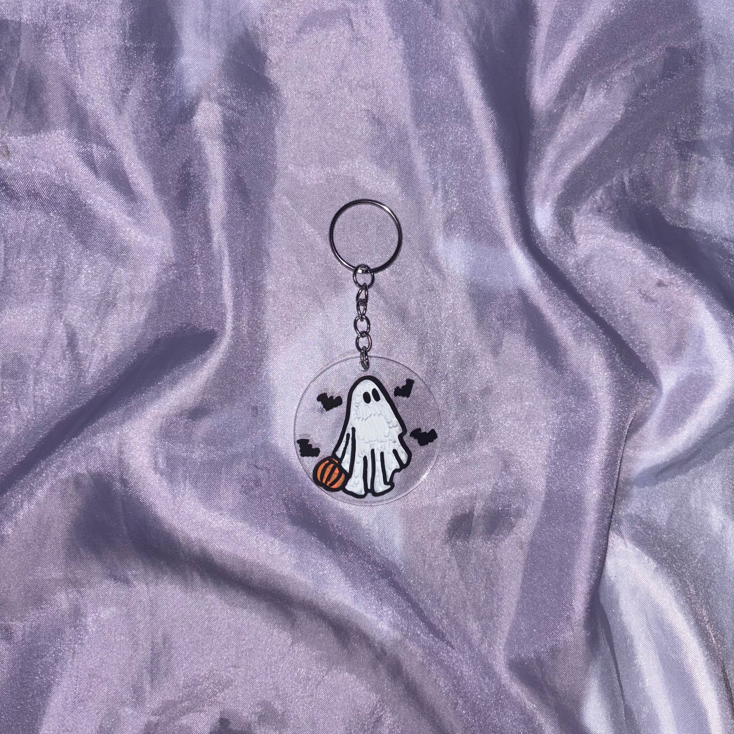 Spooky Ghost Keyrings