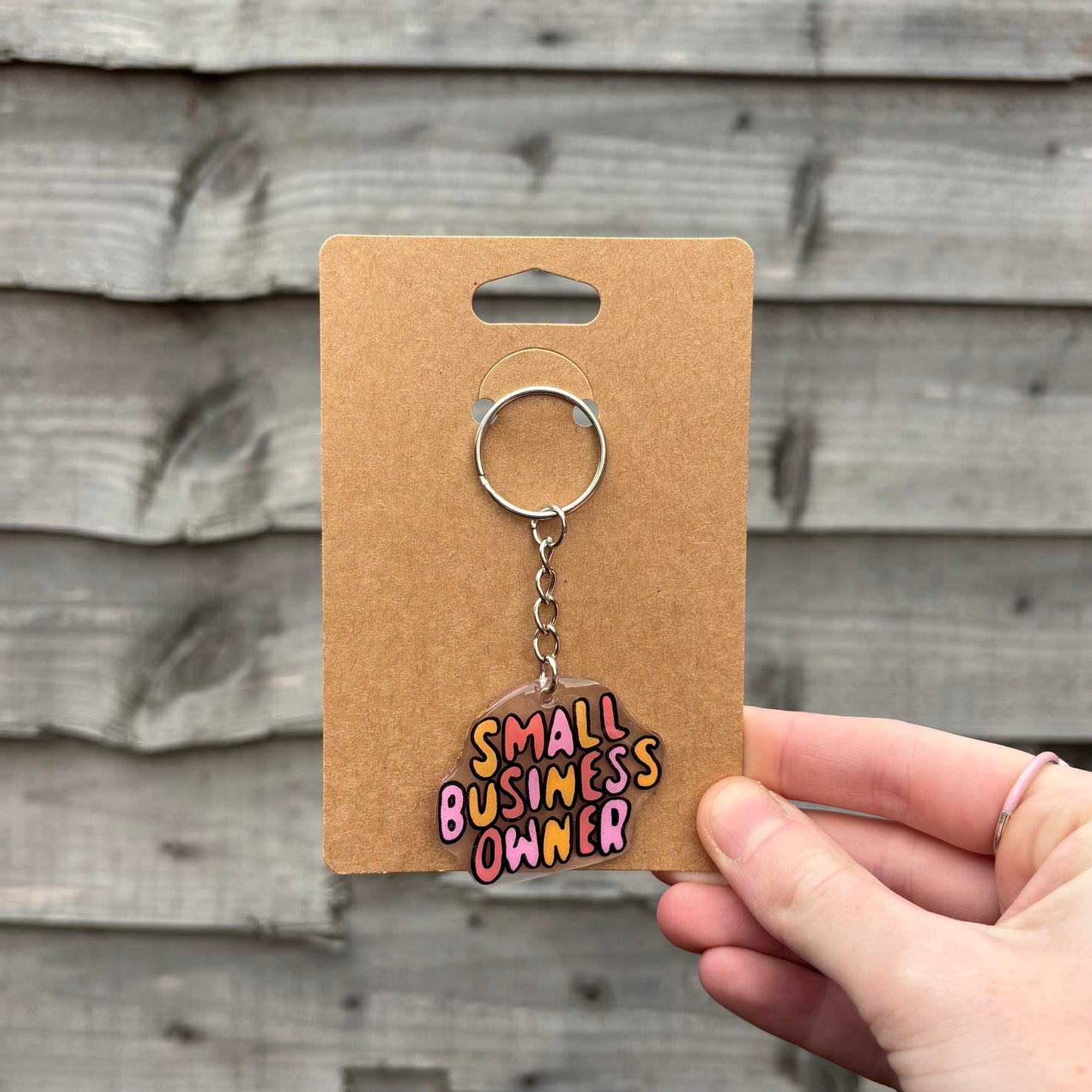 Small Business Owner Keyring