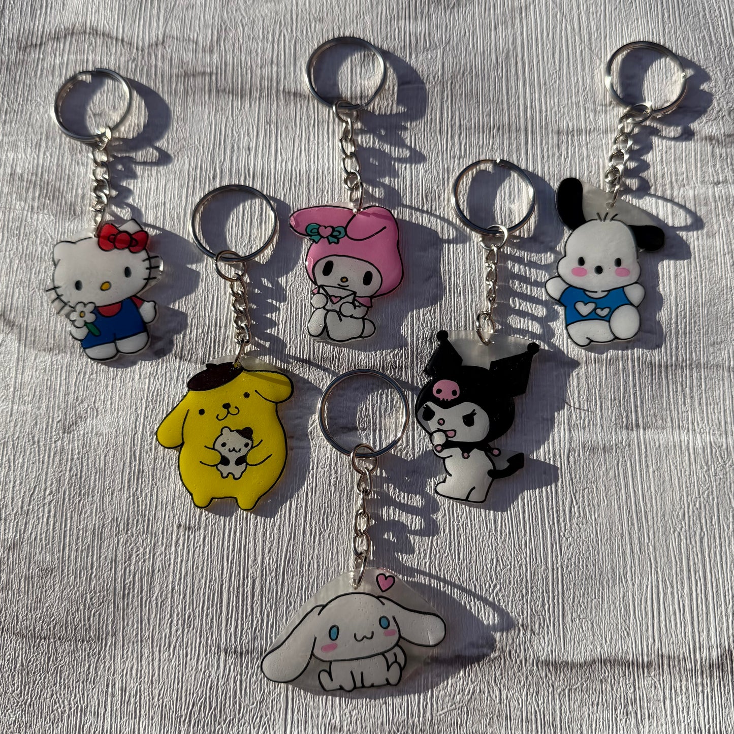 Hello Kitty And Friends Keyrings