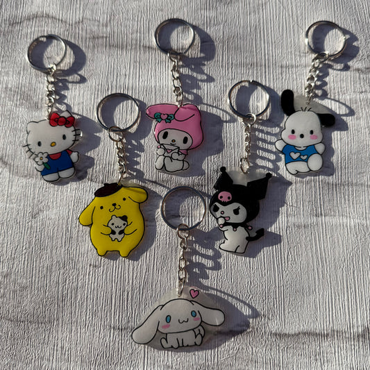 Hello Kitty And Friends Keyrings