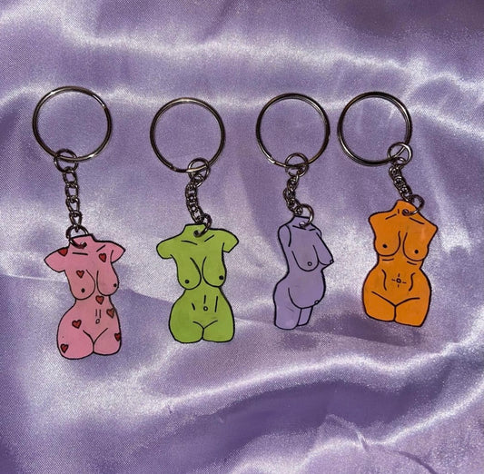 Body Figure Keyring