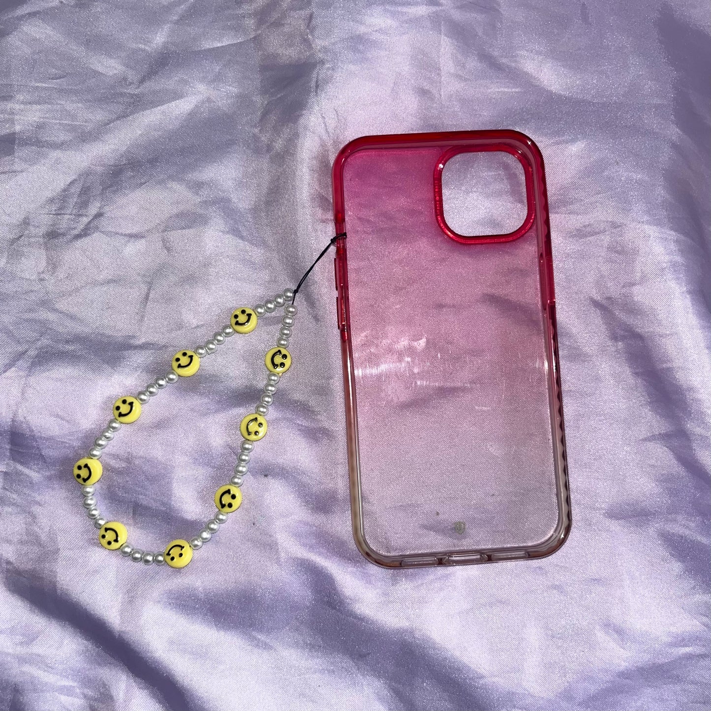 Smiley Face Phone Charm