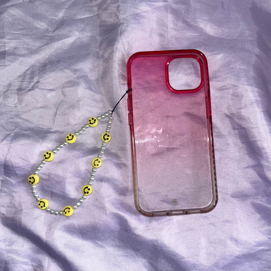 Smiley Face Phone Charm