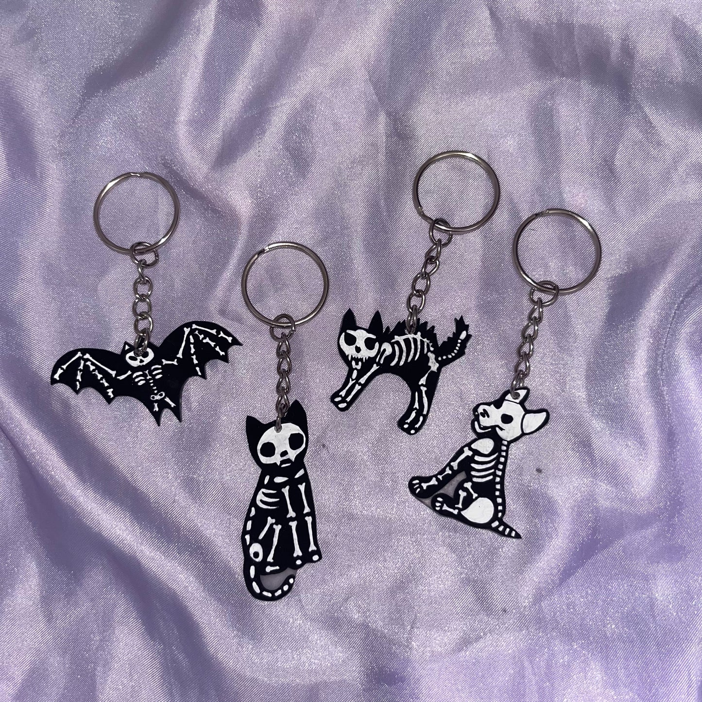 Animal Skeleton Keyrings