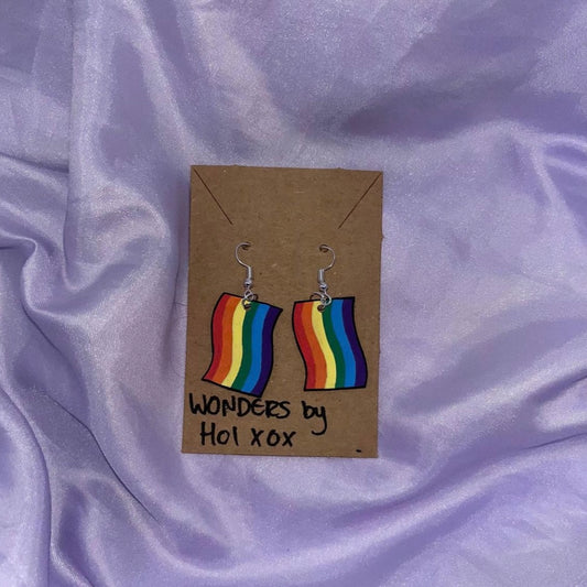 LGBTQ+ Flag Earrings