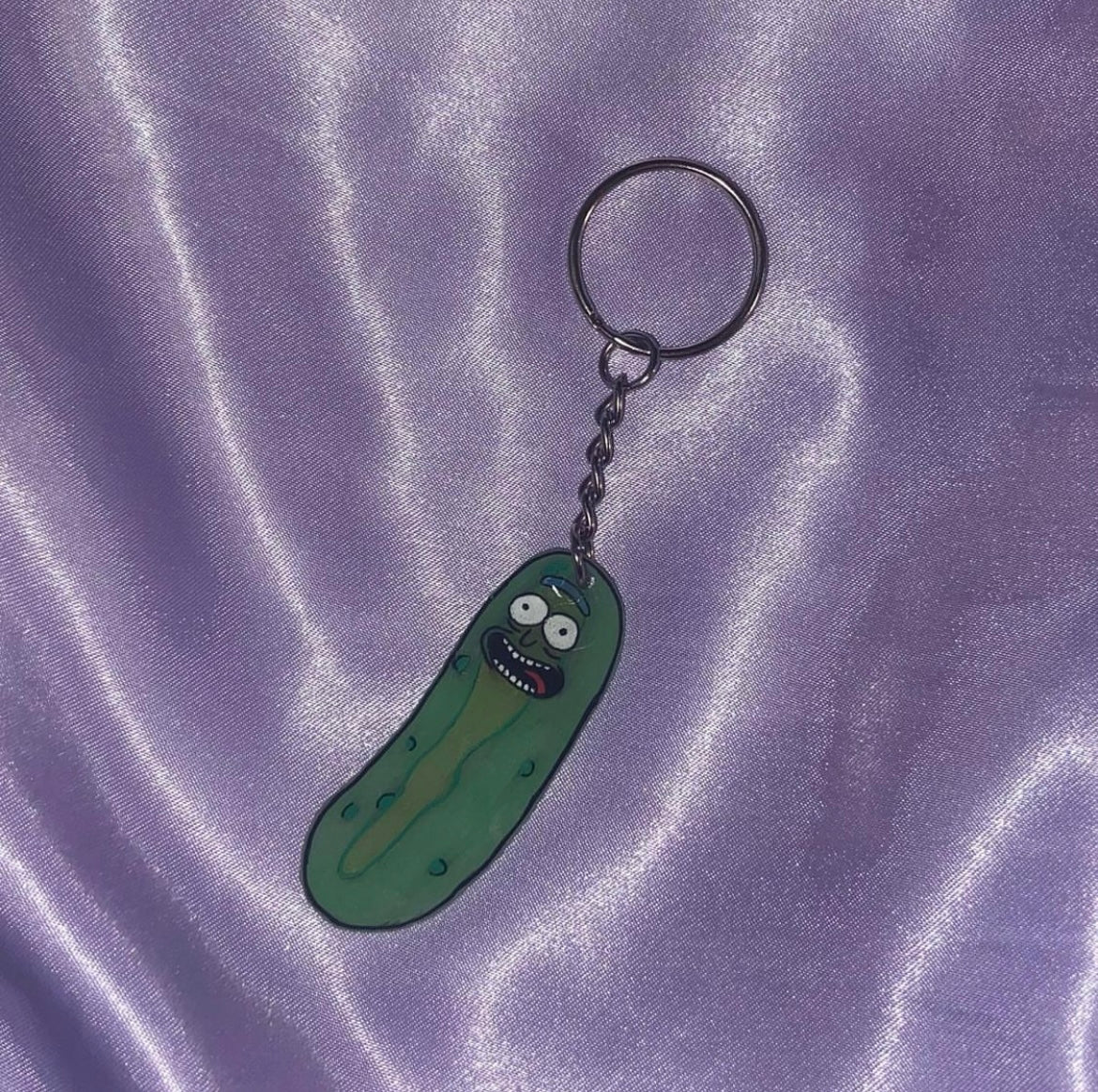 Pickle Rick Keyring