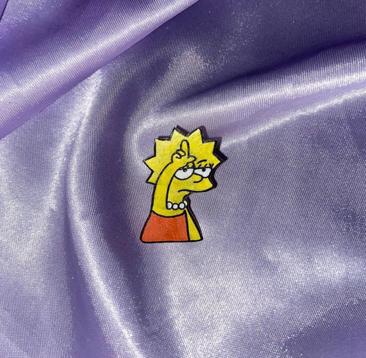 Lisa Simpson Pin Badge